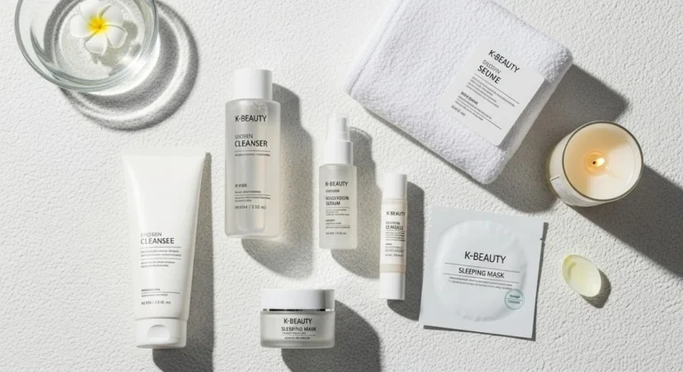 K-beauty night routine for glowing skin wi