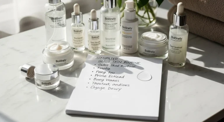 Korean glass skin routine for a smooth dew